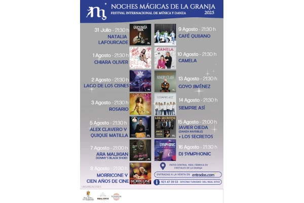 Noches Mágicas de La Granja 2025